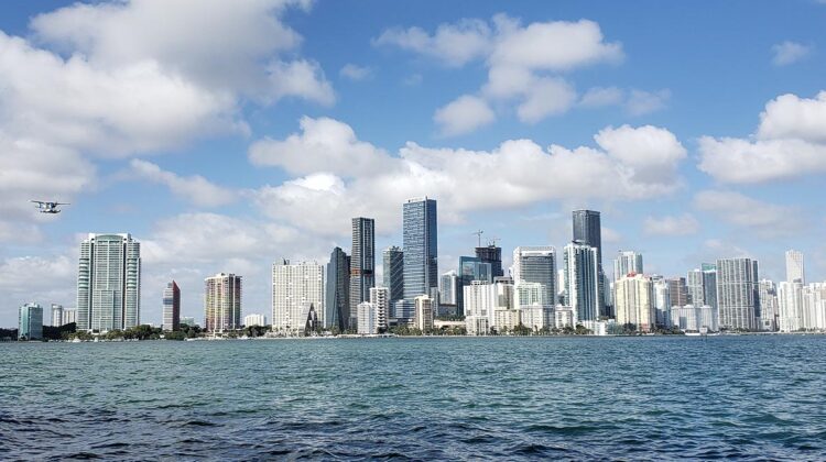 The skyline of Miami Beach. The Climate Adaptation Gap in 2023 Photo: Rich Miller